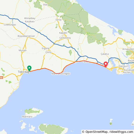 Rota: “Marmara” ~ İstanbul Yolculuğu (1. Gün)