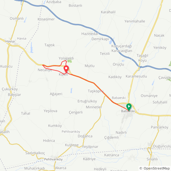 Rota: “Off-Road Turları” ~ Babaeski Koruları