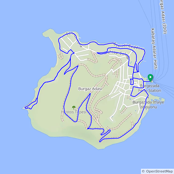 TR- 01: “Stanpoli Gezileri” ~ Rota [Burgazada]