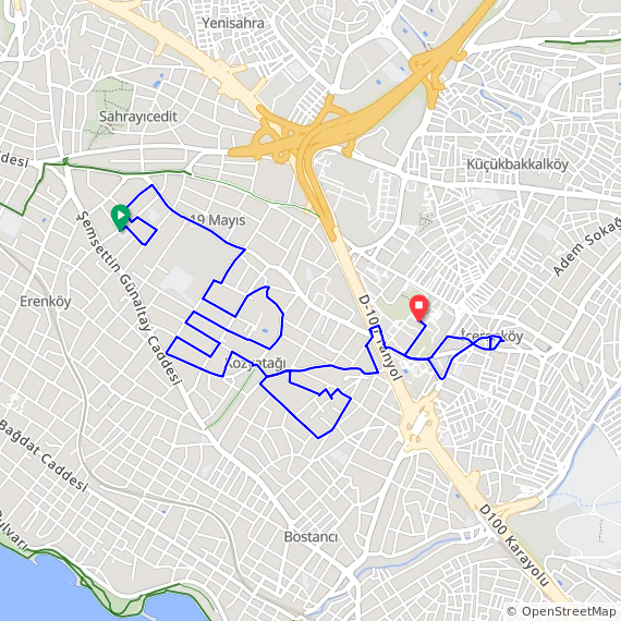 TR- 01: “Stanpoli Gezileri” ~ Rota [İçerenköy]