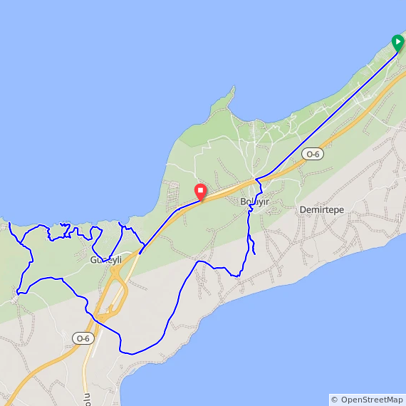 TR- 02: “Çanakkale Gezileri” ~ Rota [Bolayır & Güneyli]