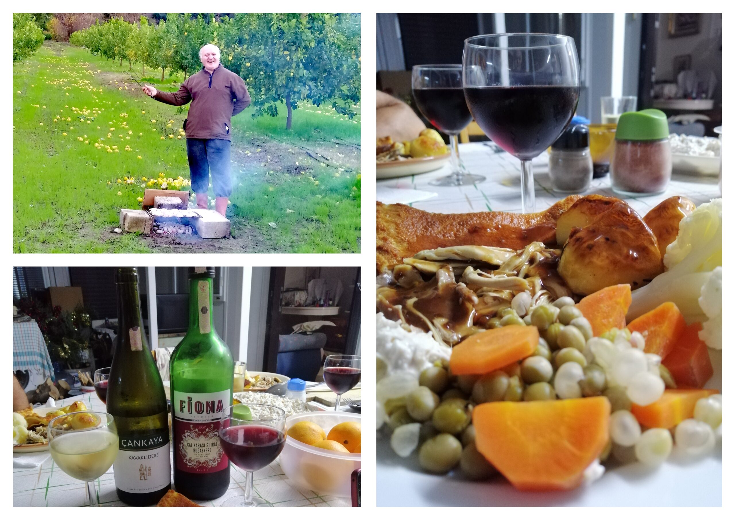 Christmas Arefesinin Sofra Konuğu İki Hindi Bacaklı Horozlar