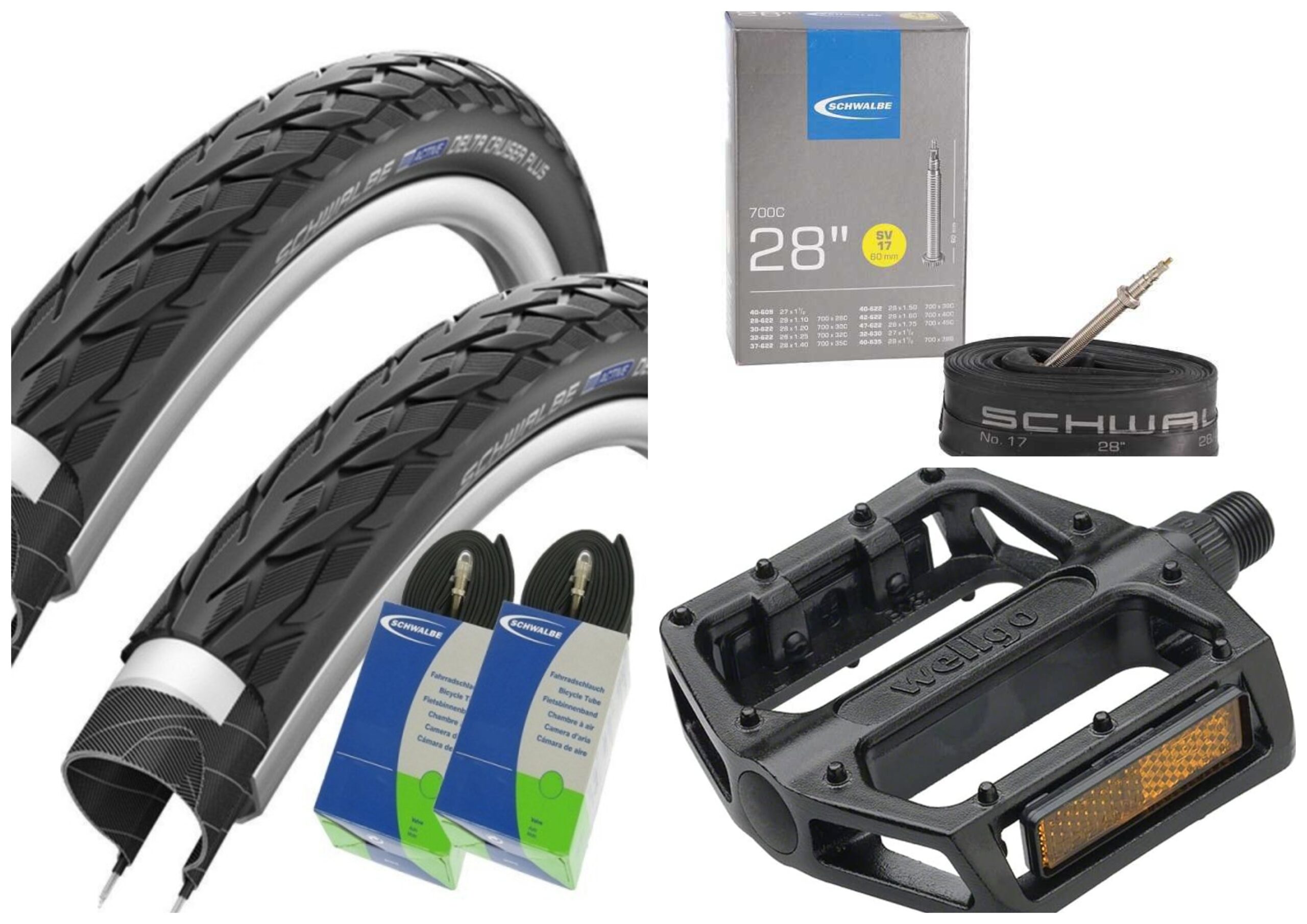 Trendyol’dan Schwalbe İç & Dış Lastik & Wellgo Pedal