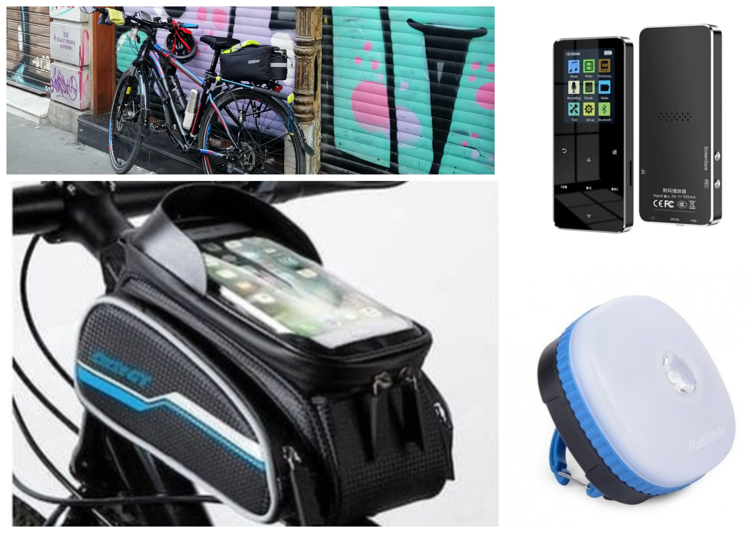 Trendyol’dan Naturehike Çadır Lambası & Junglee MP3 & Forte GT Bisiklet Çantası