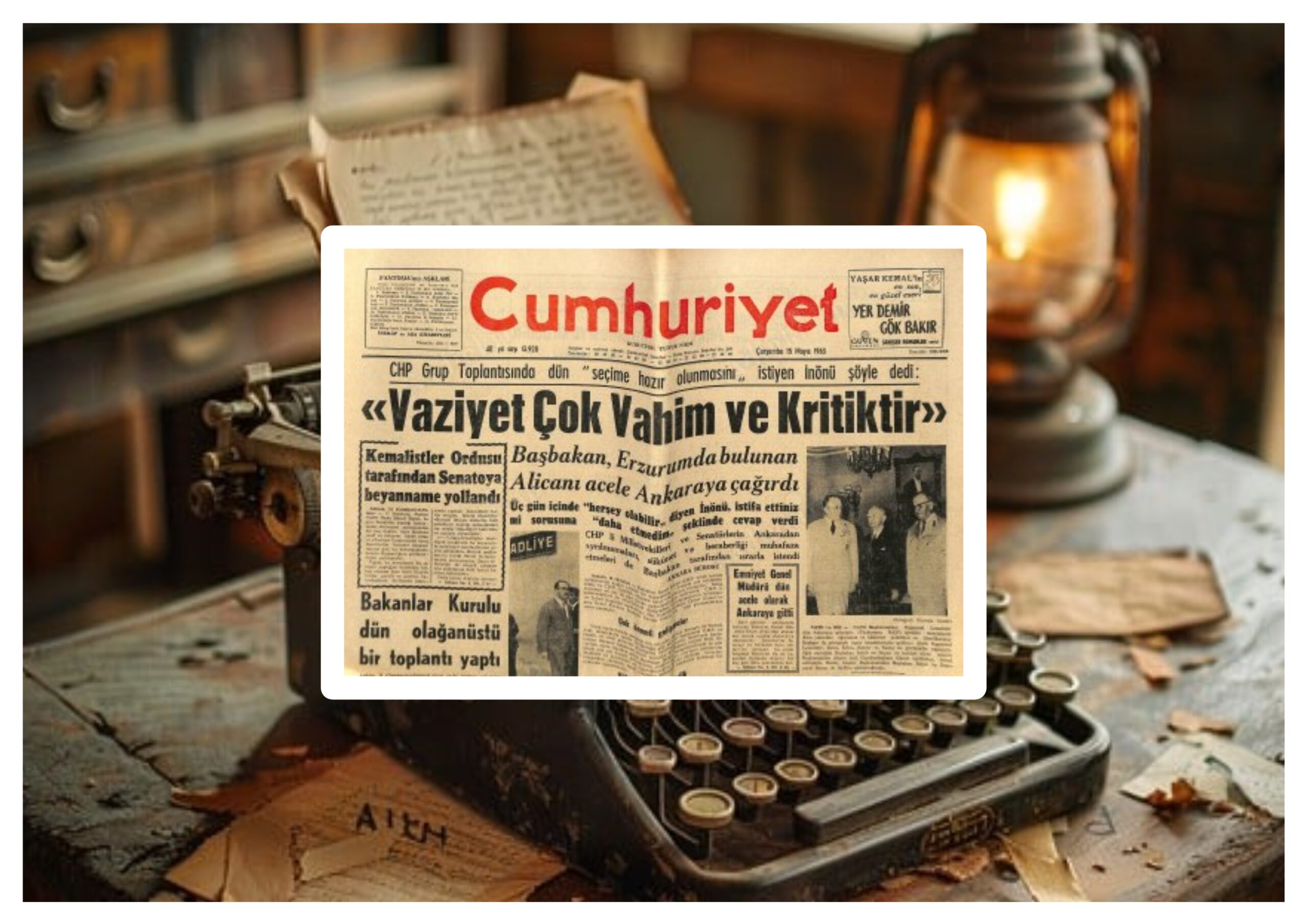 Ey Türk Gençliği, İstikbal Daktilodadır