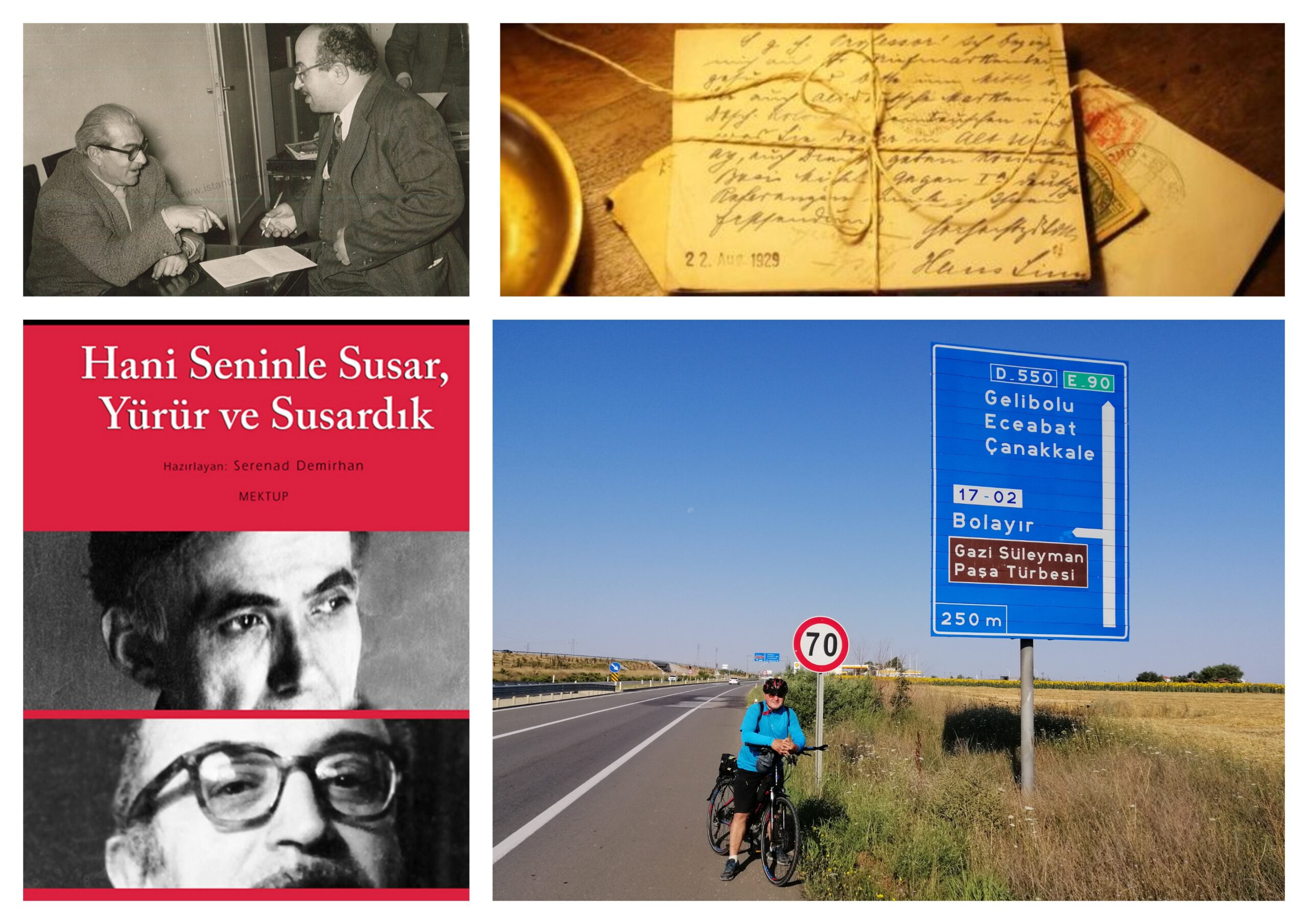 🚲&📖 Behçet Necatigil & Tahir Alangu “Hani Seninle Susar, Yürür ve Susardık”