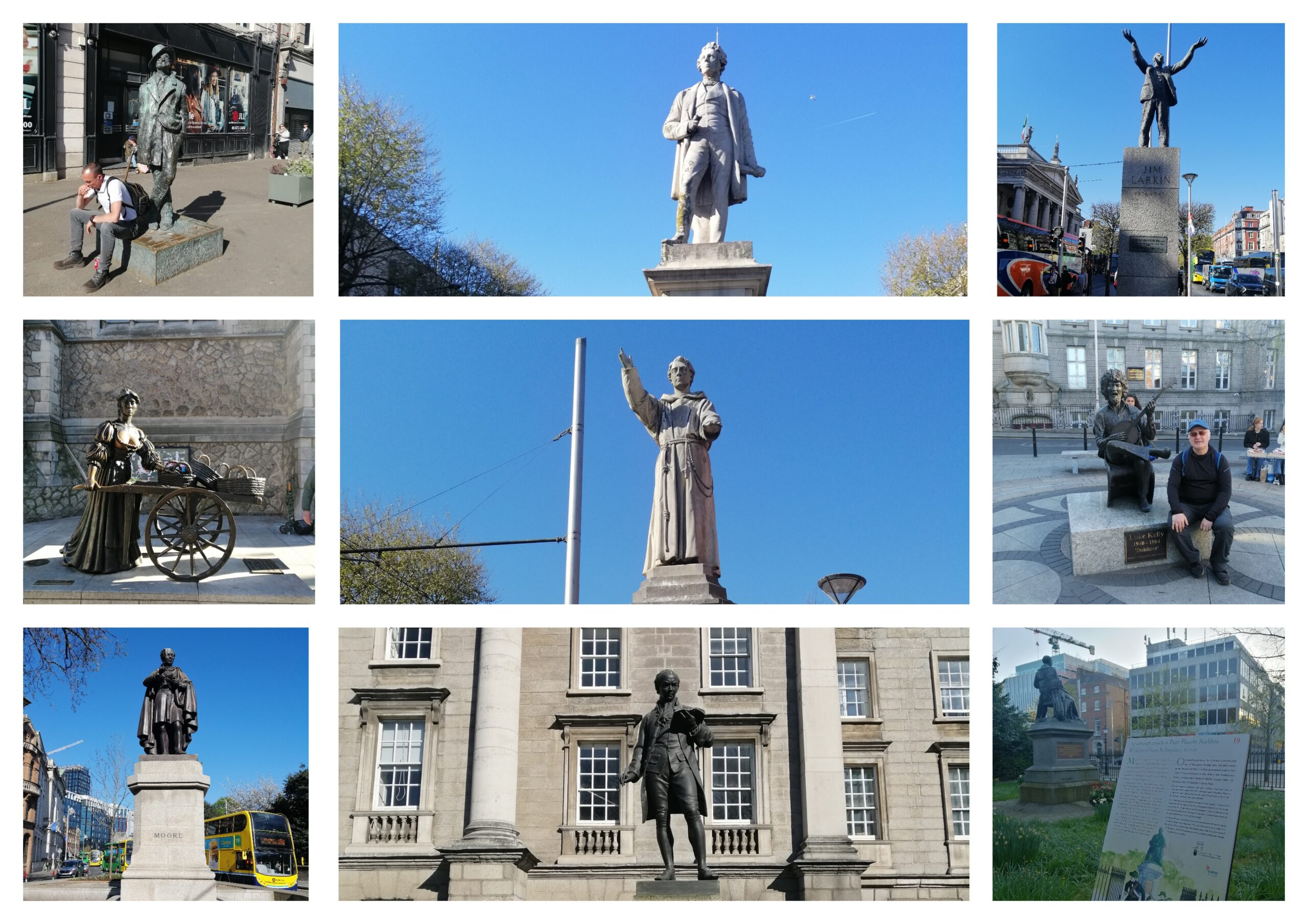 Dublin Şehrinde Hayran Kaldığım Heykel Koleksiyonu